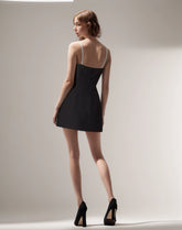 Patchwork Appliques Sexy Camisole Mini Robes